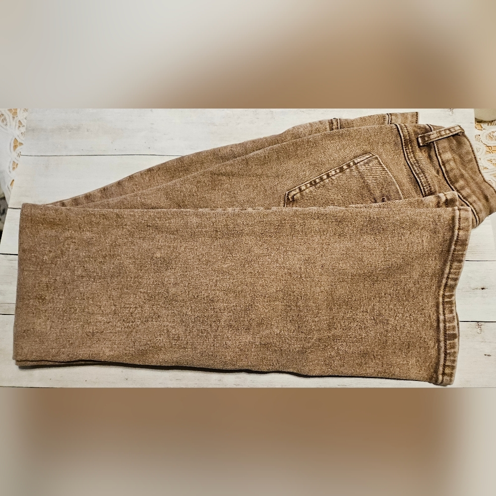 Flamingal Tan  Slim Cut Jeans